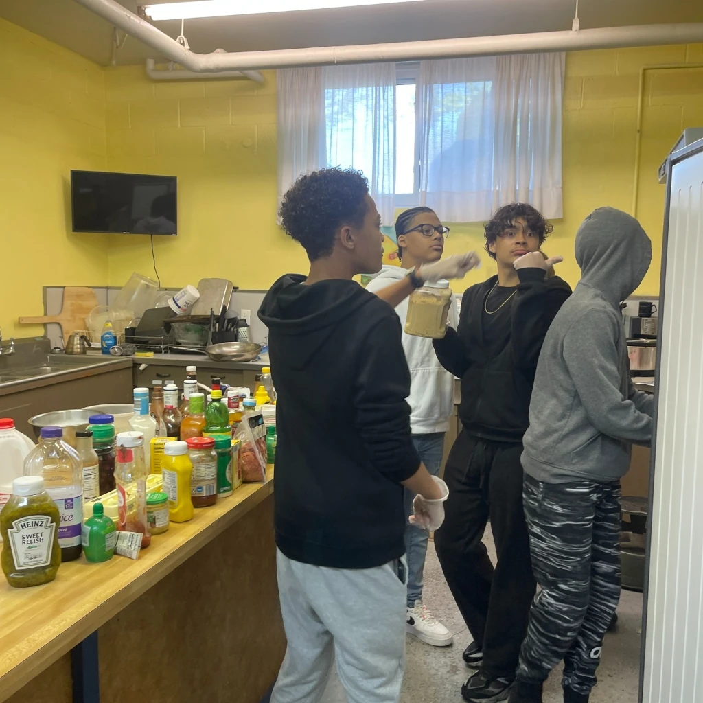 Middle School Student in Elective Class